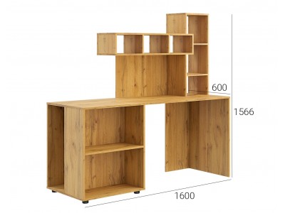 Бюро с надстройка KC-06 (дъб апелачи)